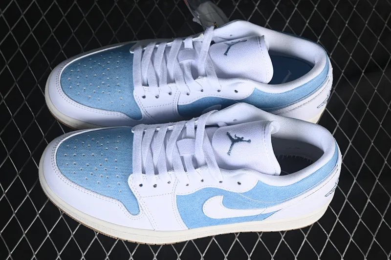 All categories Air Jordan Jordan series basketball shoes Air Jordan 1 Low Air Jordan 1 Low Denim "Worn Blue" Denim denim low-top retro culture basketball shoes HQ2004-400